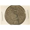Image 1 : 1958-G GERMAN SILVER 5 MARK .2251 OZ. ASW