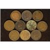 Image 1 : 10 ASSORTED INDIAN HEAD CENTS: 1892-1899