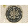 Image 2 : 2000-G GERMAN SILVER PROOF 10 MARK .461 OZ. ASW
