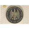 Image 2 : 2000-G GERMAN SILVER PROOF 10 MARK .461 OZ. ASW