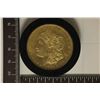 Image 1 : 1921 ENCASED MORGAN SILVER DOLLAR GOLD COLOR