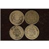 Image 2 : 1853, 54, 83 & 1890 SEATED SILVER LIBERTY DIMES