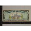 Image 2 : 1987 DISNEY DOLLAR. CRISP UNC COLORIZED BILL