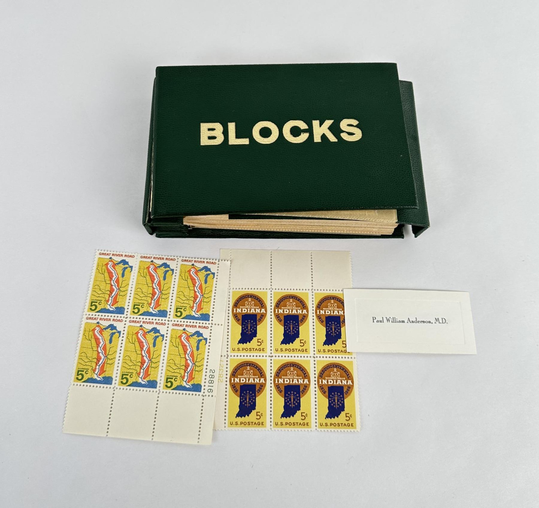 Collection of US Postal Service Stamp Blocks