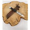 Image 1 : Antique Marbles Fixed Blade Knife & Sheath