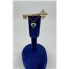 Image 2 : Edwardian 14K Gold Seed Pearl Key Brooch