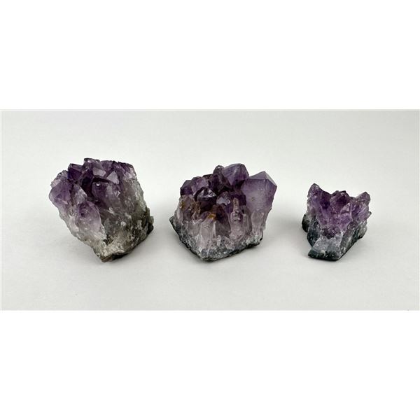 Collection of Brazilian Amethyst Mineral Specimens