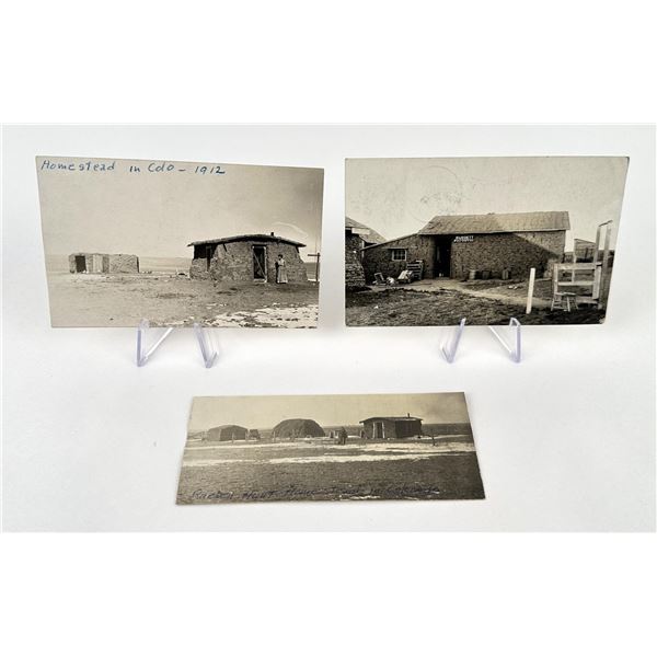 Burdett Colorado RPPC Real Photo Postcards