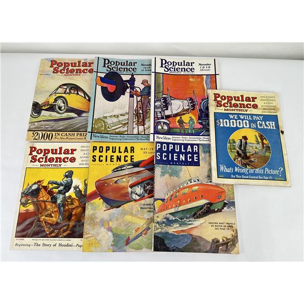Collection of Popular Science Magazines