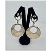 Image 2 : Zuni Inlaid Sterling Silver Earrings