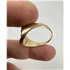 Image 2 : 14k Gold and Diamond Horseshoe Ring