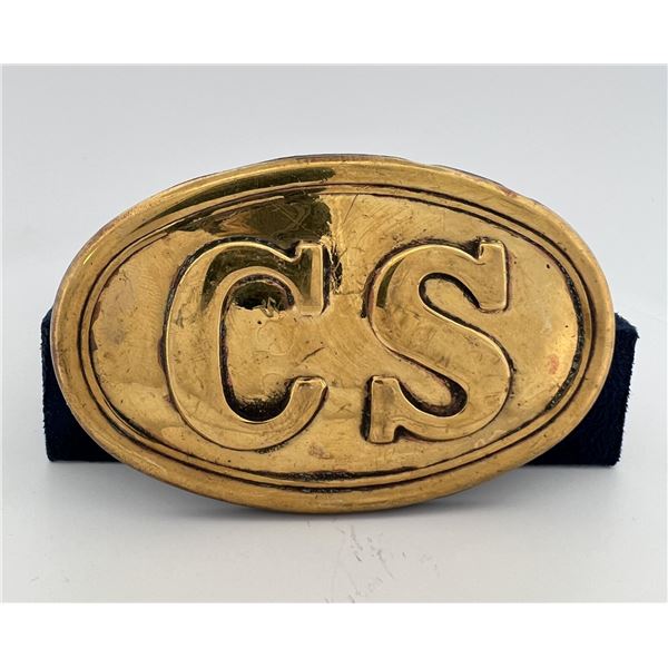 Cs Buckle Civil War CS Confederate States Belt Buckle
