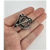 Image 2 : Sterling Silver Snake Pendant Brooch