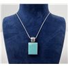 Image 1 : Sterling Silver Turquoise Necklace