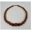 Image 2 : Lucite Metallic Thread MCM Bead Necklace
