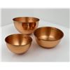 Image 2 : Vintage Copper Nesting Bowl Set