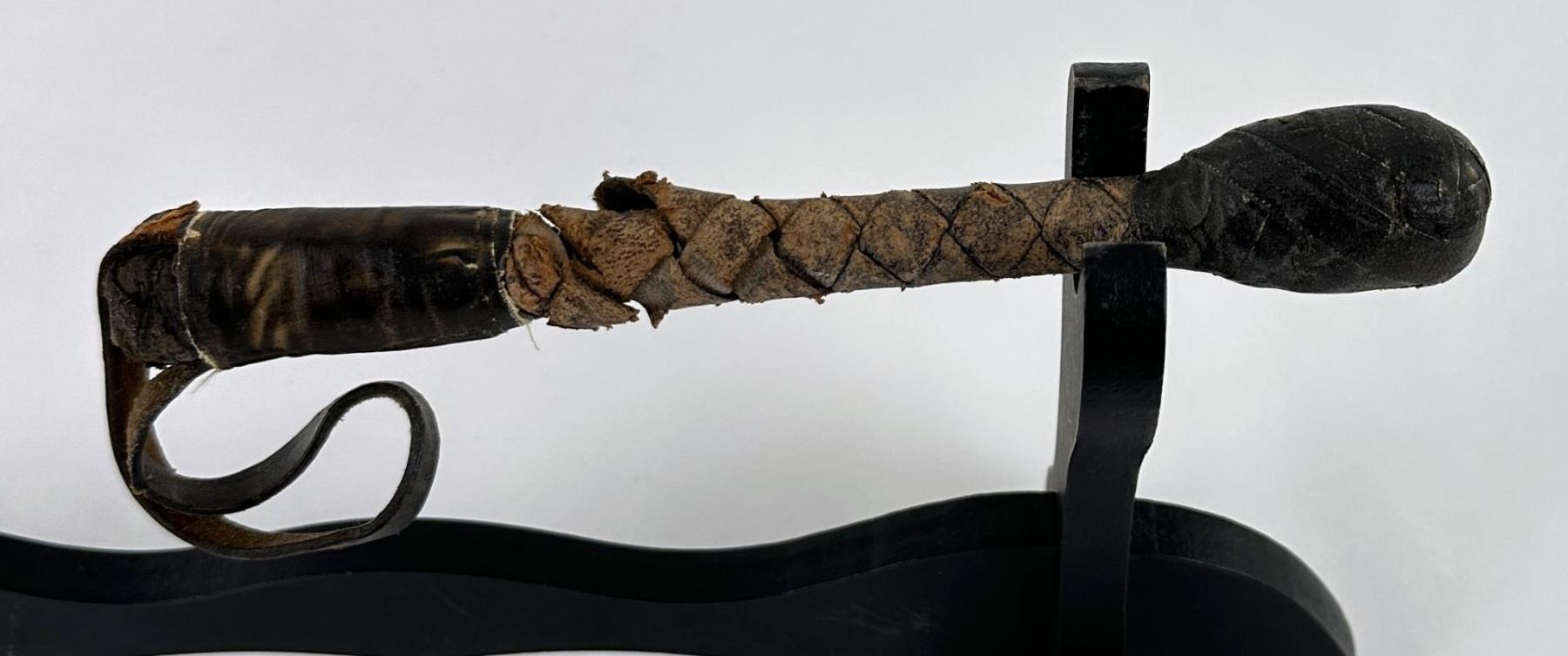 Antique Braided Leather Montana Police Sap