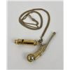 Image 3 : Bosun Whistles on Chain Nautical Pipes