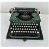 Image 2 : Antique Green Royal Portable Typewriter With Case