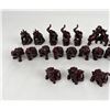 Image 2 : Collection of Miniature Chinese Resin Elephants