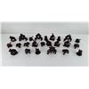 Image 1 : Collection of Miniature Chinese Resin Elephants