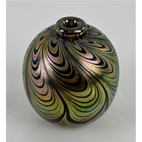 1983 Brian Maytum Studio Art Glass Bud Vase