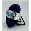 Image 2 : Effie Calavaza Zuni Sterling Turquoise Bracelet