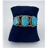 Image 1 : Navajo Sterling Silver Turquoise Bracelet