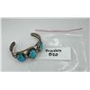 Image 3 : Navajo Sterling Silver Turquoise Bracelet