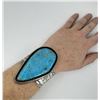 Image 4 : Massive Navajo Sterling Turquoise Cuff Bracelet