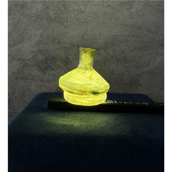 Time of Christ Ancient Roman Bottle Light Green