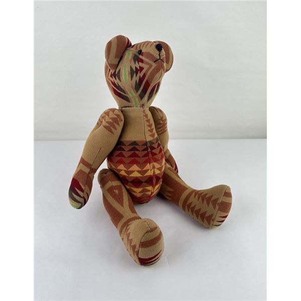 Custom Made Pendleton Blanket Teddy Bear