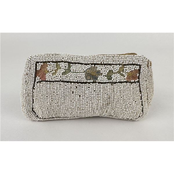 Art Deco Embroidered Beaded Purse