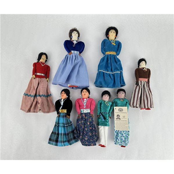 Collection of Navajo Indian Made Dolls