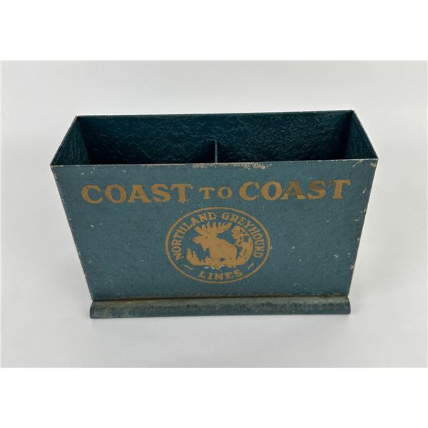 Northland Greyhound Lines Timetable Holder