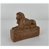 Image 2 : Rose Granite Egyptian Sphinx Carving