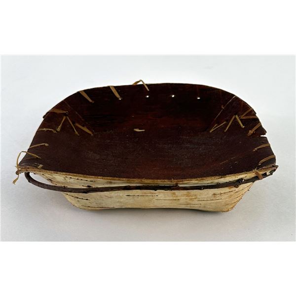 Athabascan Indian Made Birch Bark Basket