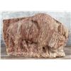 Image 1 : Native American Indian Soapstone Buffalo Carving