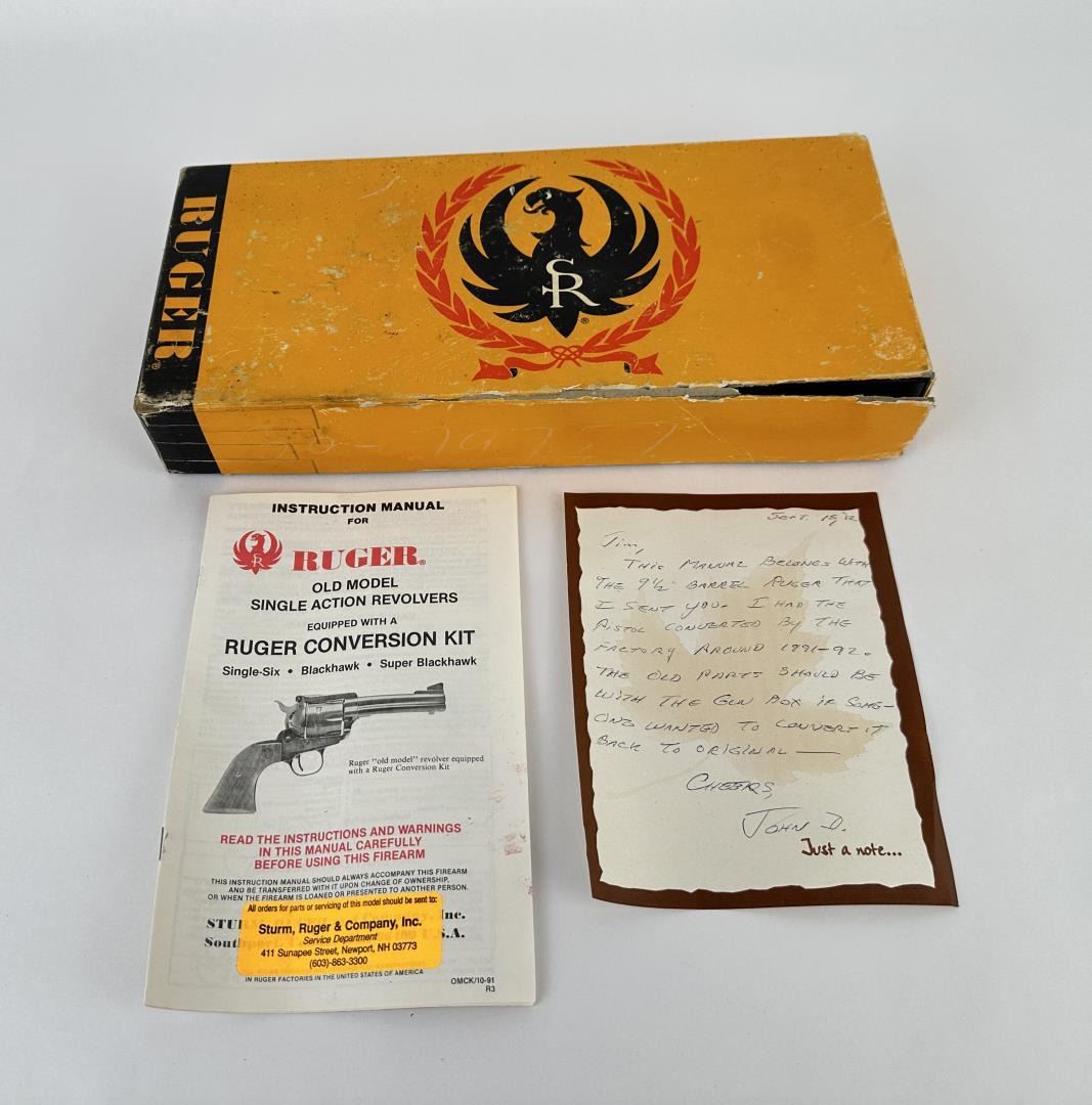 Ruger Blackhawk .357 Mag Revolver Box