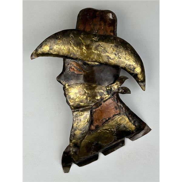 Metal Cowboy Silhouette Wall Art