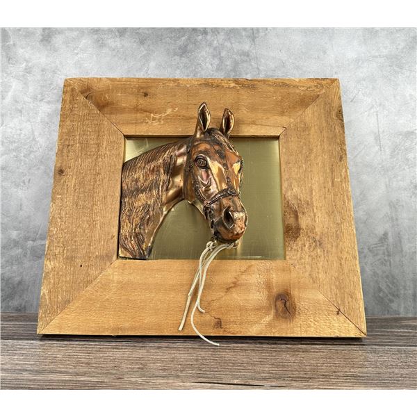 Dodge Gladys Brown Edwards Horse Head Plaque