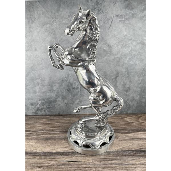 Large Metal Rearing Horse Statue