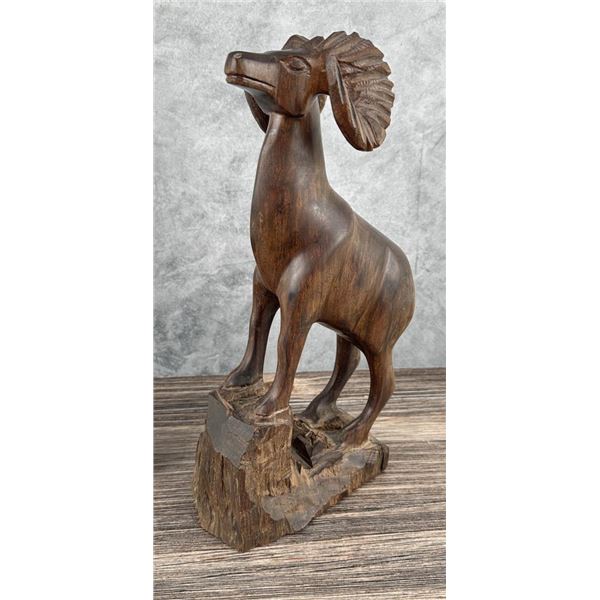 Mexican Ironwood Big Horn Sheep Carving