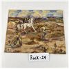 Image 4 : Impressionist Signed Cowboy Western Painting