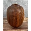 Image 2 : Michael Lee Hawaii Carved Koa Wood Vase