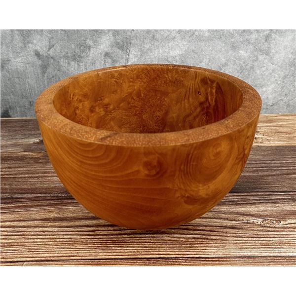Michael Lee Hawaii Carved Wood Madrone Bowl