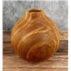 Image 2 : Michael Lee Hawaii Carved Maple Wood Vase