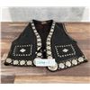 Image 8 : Edward Bohlin Sterling Concho Leather Cowboy Vest