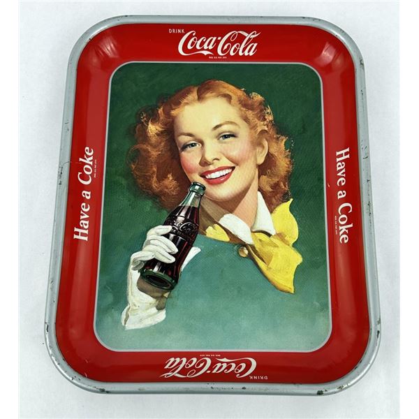 1948 Red Head Coca Cola Tray