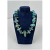 Image 1 : Kingman Turquoise Silver Bench Bead Necklace